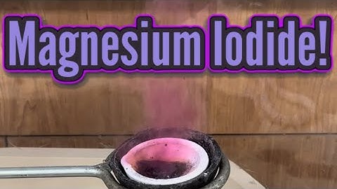Synthesizing Magnesium Iodide in RamZland!⚗️ Mg+I2→ MgI2 #STEM #ScienceForKids #ramzland #Chemistry