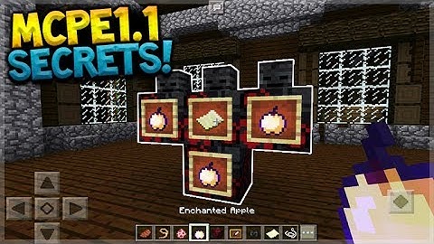 MINECRAFT POCKET EDITION - 1.1 UPDATE SECRET & EXCLUSIVE FEATURES!!!