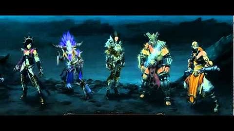 Diablo 3 Character Selection Screen