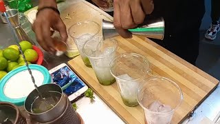 Download Lagu Awesome Man Makes Soda Mix Mojito Professional Skills | Indian Street Food MP3