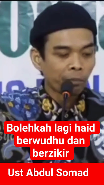 Can I still have my period, do ablution and do dhikr #ustabaddussomad #videoshorts #viralvideo #f...