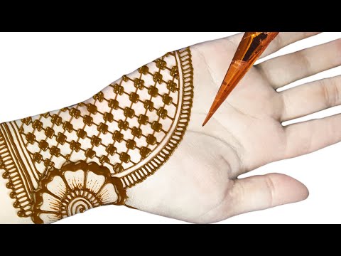 Latest Simple And Easy Mehndi Design For Front Hand New Easy