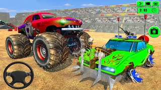 US Army Monster Truck Derby Crash Demolition Stunt Simulator - Android IOS Gameplay. screenshot 4