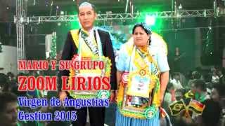 Video thumbnail of "MARIO Y SU GRUPO ZOOM LIRIOS LA CARTA - EN SAO PAULO BRASIL ((Virgen de las Angustias))"