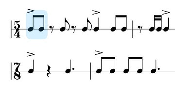 Sight Reading in 5/4 and 7/8 - Exercises for Musicians 🎵