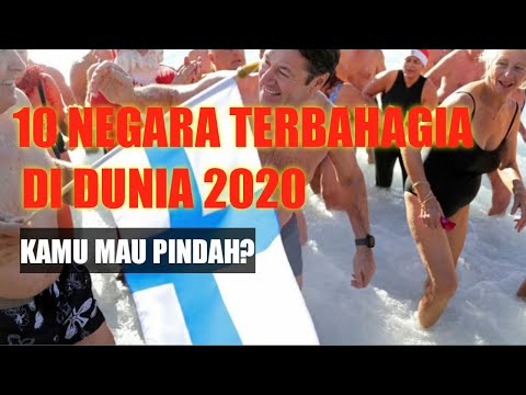 10 NEGARA TERBAHAGIA DI DUNIA VERSI PBB || KAMU MAU PINDAH? (10 HAPPIEST COUNTRY IN THE WORLD)