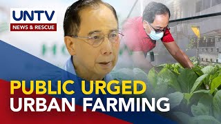 DA urges public to do urban gardening as global food crisis looms