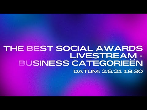 The Best Social Awards 2021 - Business