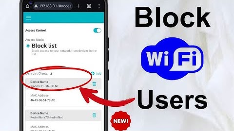 How to Block WiFi Users in Mobile 2025 | New Update