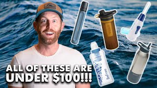 Which One Do You Trust? These Sub $100 Backpacking Water Filters and Purifiers are Wildly Different