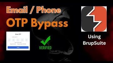 Bypass OTP Verification  | Educational purpose only | using Burp Suite