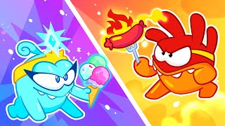 Heroic Deeds 🔥❄️| Rescue Escapades🦸| Om Nom Stories Presented by Muffin Socks