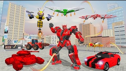 Transformation Jet Robot Car Gameplay Android game New Version Update 2022 Level 10