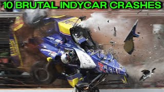 10 BRUTAL IndyCar Crashes screenshot 5
