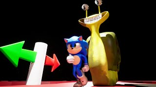 Sonic and Slow Seline in Garten of Banban (Gameplay)