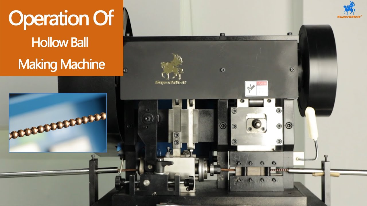 Как быстро сделать полые бусины из золота/серебра? Машина для изготовления полых шариков — Superb...