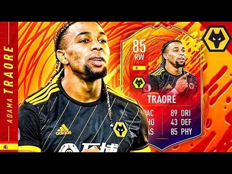 WHAT A BEAST!! 85 HEADLINERS ADAMA TRAORE REVIEW!! FIFA 20 Ultimate Team