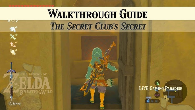 The Secret Club's Secret Password  Legend of Zelda: Breath of the Wild 