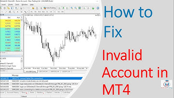 How To Fix Invalid Account in MT4