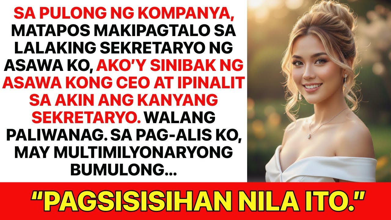 Sa pulong ng kumpanya, matapos ang pagtatalo sa sekretaryong lalaki, sinibak ako ng CEO kong asawa