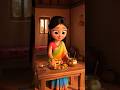 Indian Village Wife’s Peaceful Morning Routine ❤️ | 3D Doll Animation”#VillageLife #IndianVillage
