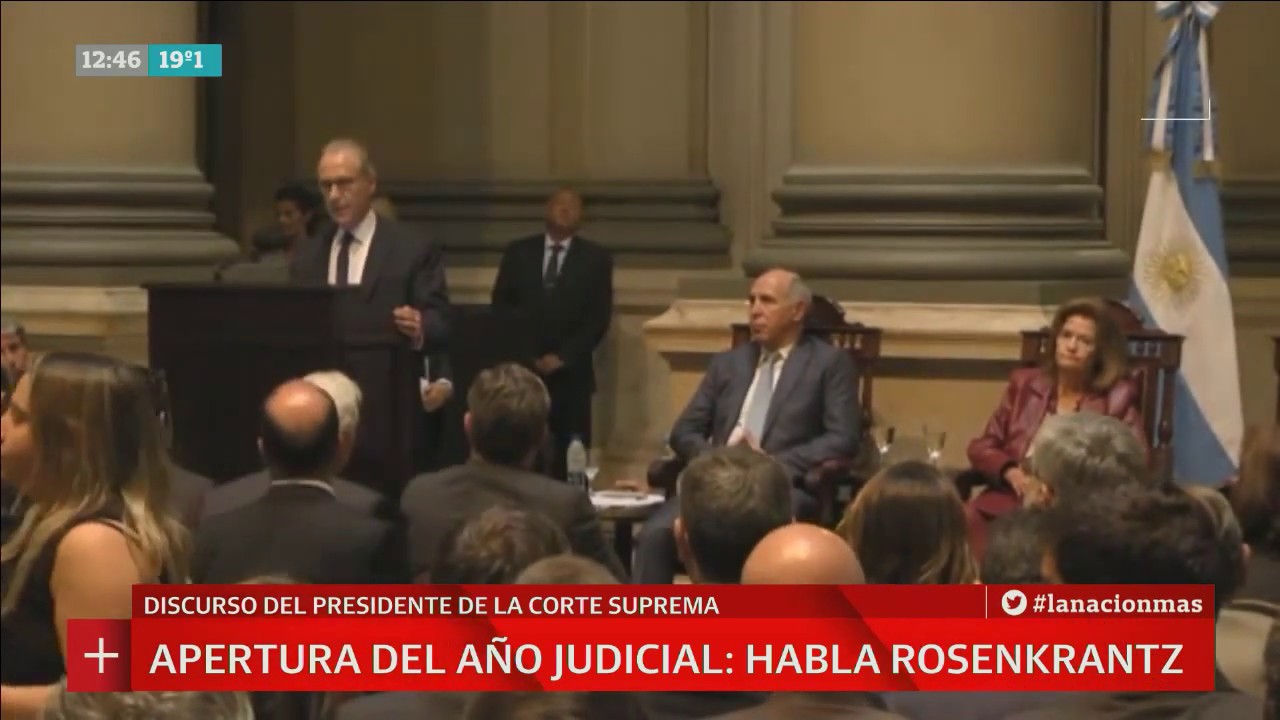 Discurso completo de Carlos Rosenkrantz - Apertura del año judicial jueces de la voz mexico