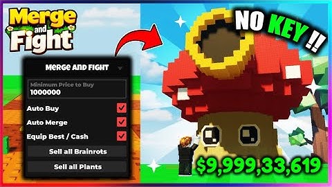🌱 Merge and Fight Script - Auto Merge, Auto Buy Threshold & More (NO KEY!!)