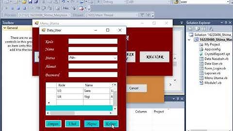 Project UAS Pemrograman Visual Data Nasabah STMIK Royal Kisaran