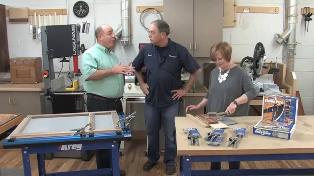Kreg KCT-Combo Clamp Table & Steel Stand – Automaxx Clamping Station With Auto-Adjust Bench Clamps And Clamp Blocks For Woodworking