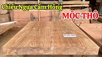 REVIEW CHI TIẾT Bộ Chiếu Ngựa Nguyên Khối 2 Tấm Gỗ Cẩm Hồng MỘC THÔ Đẹp Không Vết