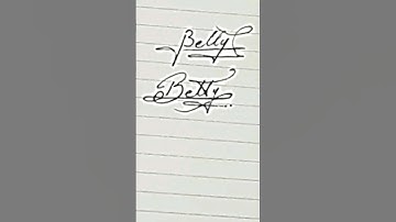 Betty signature style |  #youtubeshorts #signature #shorts
