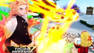 ( FLAMING TIGER ) KYOJURO RENGOKU SHOWCASE ON ALL STAR TOWER DEFENSE - Part 18