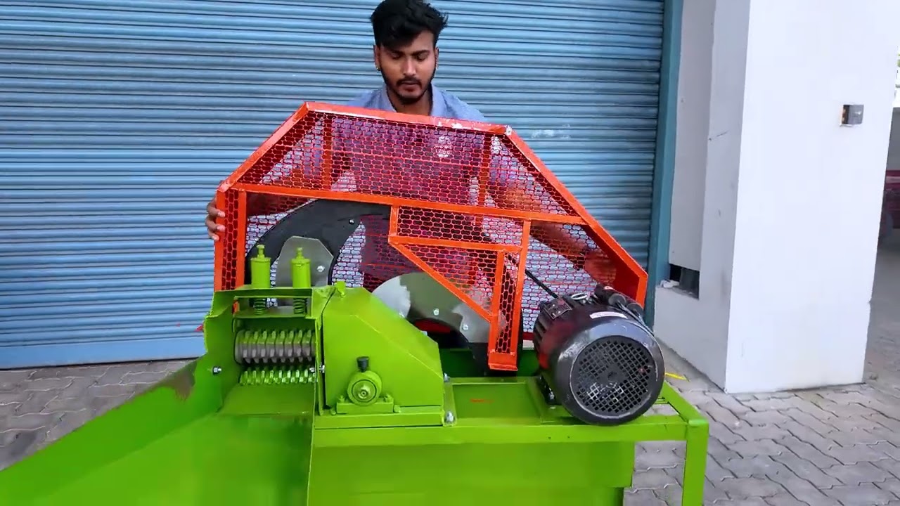 Keep Your 3 HP 3 Blade 2 Roller Chaff Cutter Running Smoothly❗ Maintenance Tips for Dairy Farmers🐄🐐