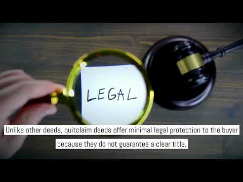 Video thumbnail for Quitclaim Deed - Key Points (Part 1)