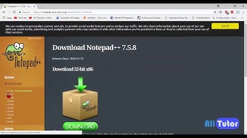 How to download and install notepad++ in urdu/hindi