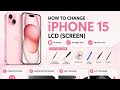 How to replace iPhone 15 LCD screen.     #iPhone15 #iPhoneRepair #ScreenReplacement #LCDRepair