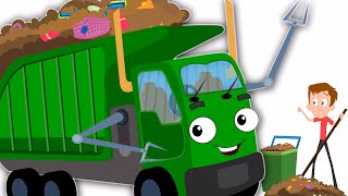 The Wheels On The Garbage Truck | Original Nursery Rhymes | Kids Songs