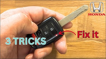 Fix Honda Key Red Light Staying on With These 3 Tricks