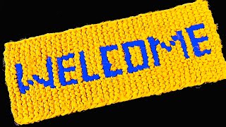 Welcome Doormat || मार्केट से ख़रीदने की वजह अब घर पर बनाए वेल्कम doormat