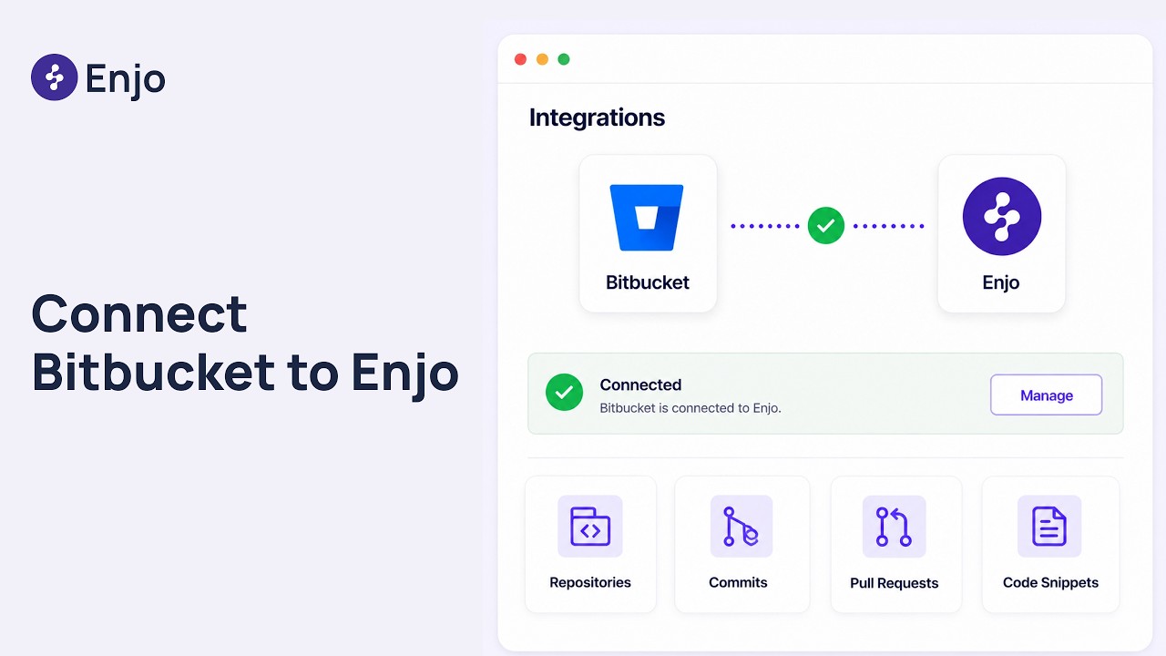 Connect Bitbucket to Enjo | Knowledge Source Setup Guide