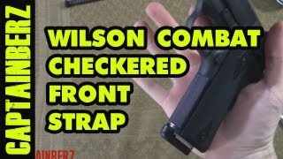 Wilson Combat Checkered Front Strap For 1911 