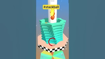 Stack Ball Gameplay 🔥 | Satisfying Helix Jump Game #shorts #stackball #gaming