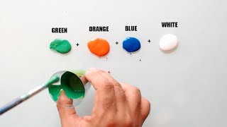 HOW TO MAKE THE COLOR GREY / COLOR MIXING