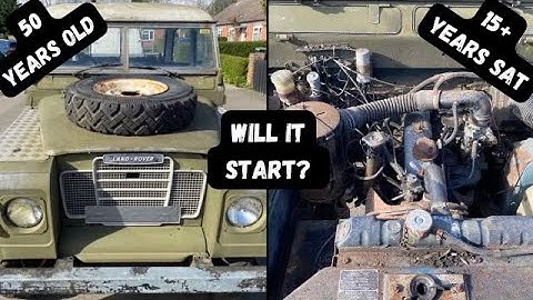 Land Rover Series 3 ( Will It RUN ) 15+ Years Sat Up Long Wheelbase 109 Restoration Project Start