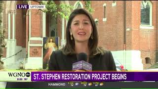 Jacqueline Mazur reports on St. Stephen restoration