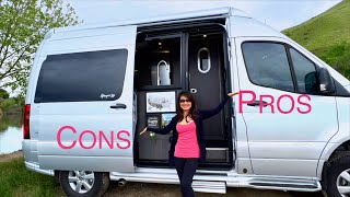 Pros and Cons of Class B RV/ Airstream Interstate 19/Camper Van/Sprinter 4K