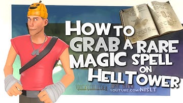 TF2: How to grab a Rare Magic spell on HellTower (Halloween 2014)