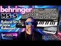 Breaking behringer ms5 roland clone is here and wow that synth show ep9996
