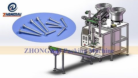Automatic screw packing machine with printing system