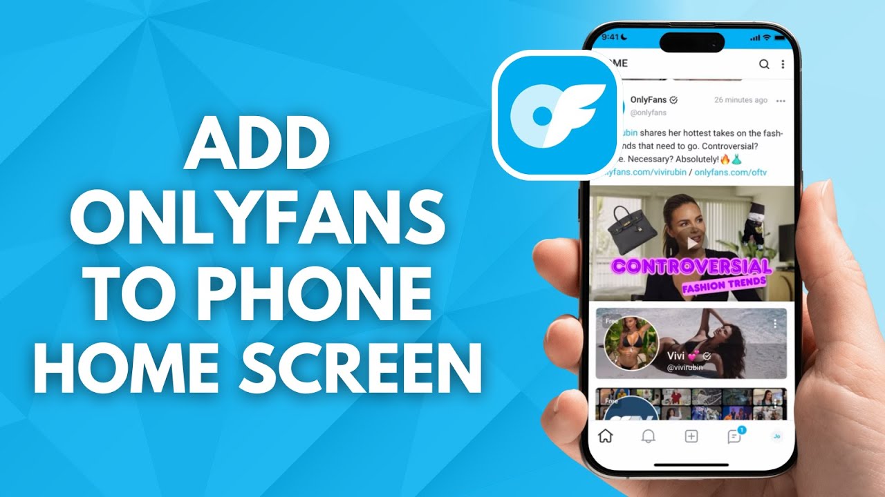 How to Add OnlyFans to iPhone Home Screen (2025) - YouTube